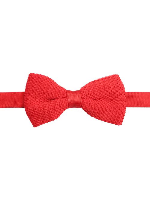 red polyester bow ty - 10593638 - Standard Image - 1
