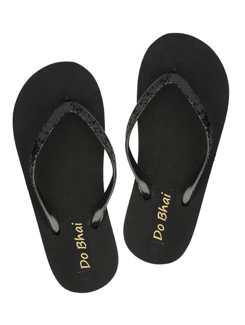 black rubber flip flops - 11252729 - Very Small Image - 1