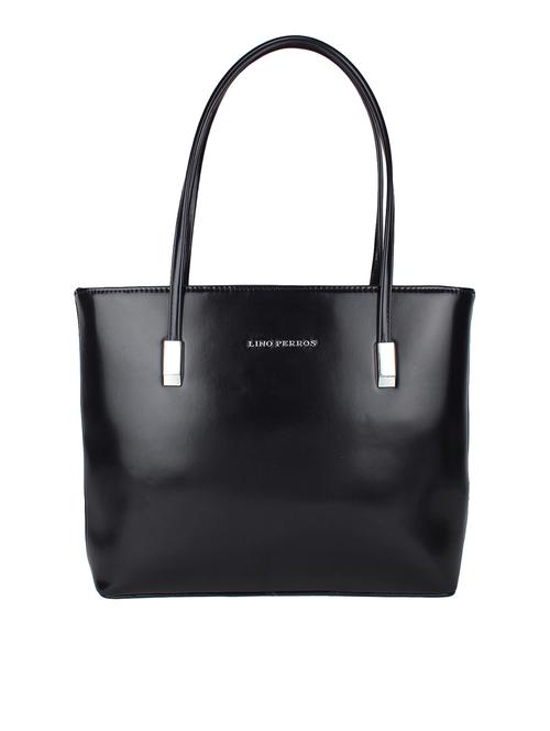 black leatherette handbag - 11741693 - Standard Image - 1