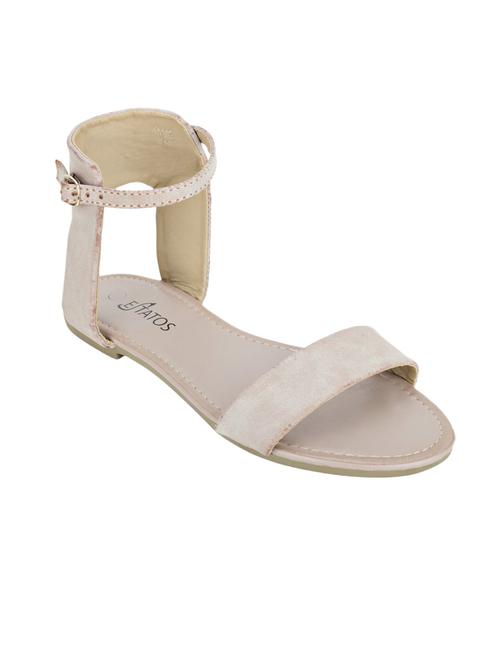 nude ankle strap sandal - 12475429 - Standard Image - 1