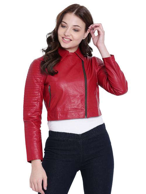 red leather jacket - 12485572 - Very Small Image - 1