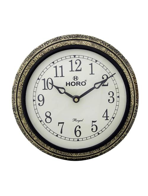 gold wooden analog clock - 12995259 - Very Small Image - 1