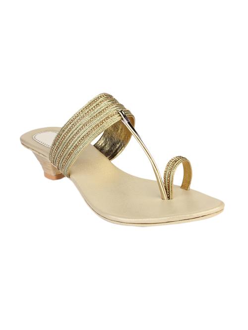 gold one toe sandal - 13246808 - Very Small Image - 1
