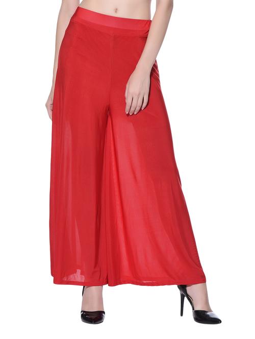solid red palazzo - 13345338 - Standard Image - 1