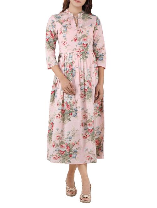 flared floral kurta - 14493001 - Standard Image - 1