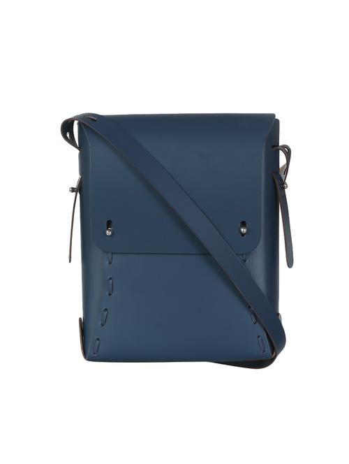 blue leather regular sling bag - 14657200 - Standard Image - 1