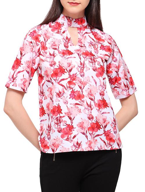 pink printed top - 14914844 - Standard Image - 1