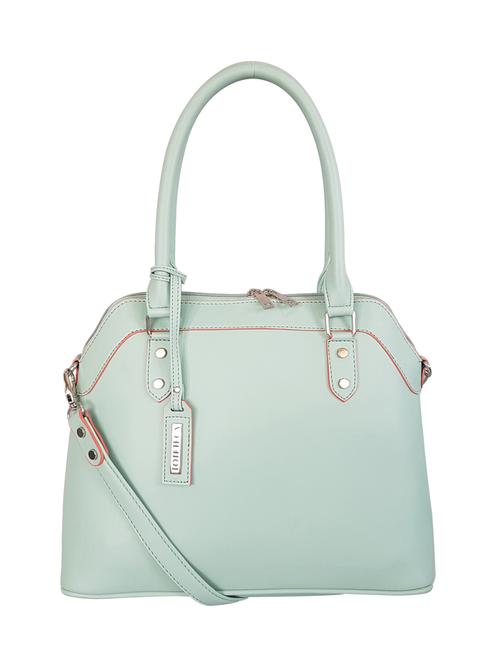 green leatherette regular handbag - 15067566 - Very Small Image - 1
