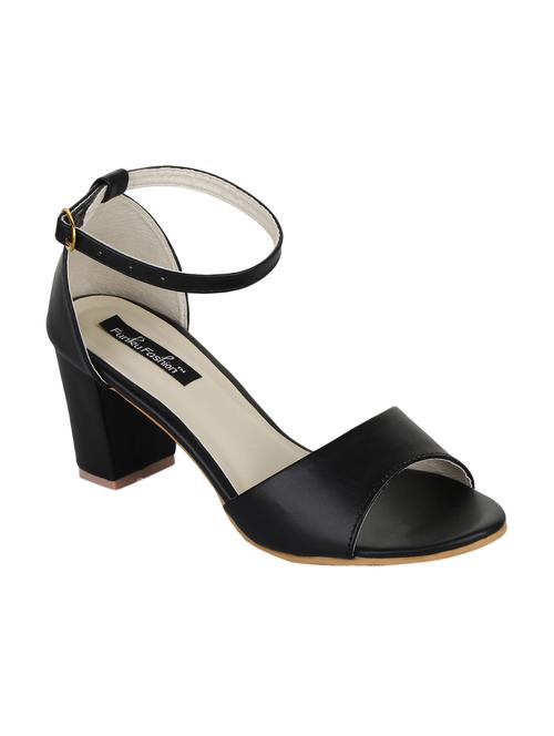 black ankle strap sandals - 15416124 - Standard Image - 1