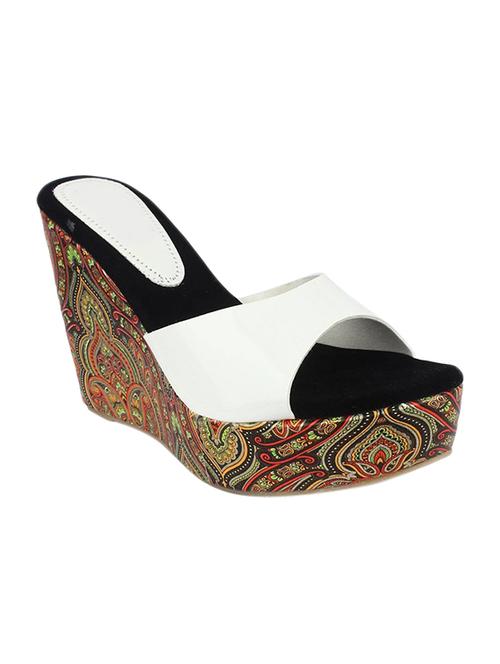 white platforms wedges - 15433376 - Standard Image - 1