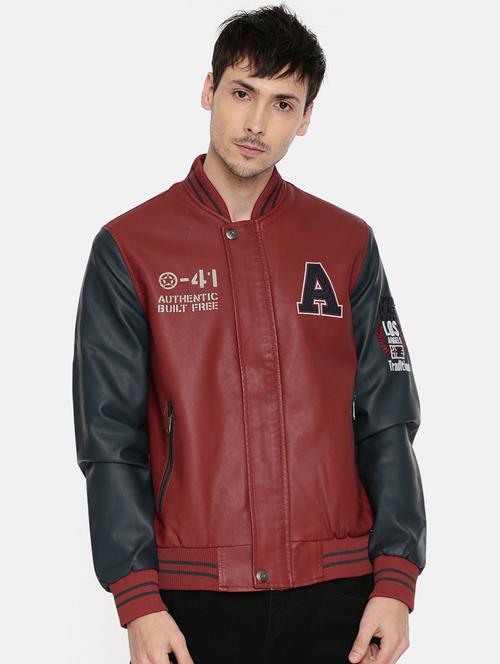 red leather biker jacket - 15435936 - Standard Image - 1