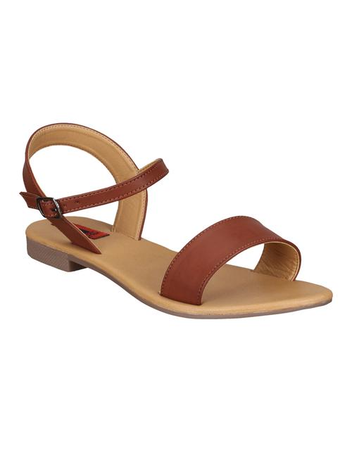 brown back strap sandals - 15481146 - Standard Image - 1