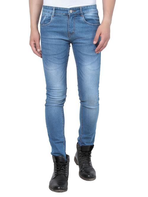 blue denim washed jeans - 15570563 - Standard Image - 1