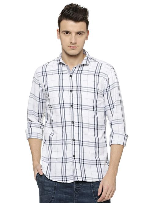 white cotton casual shirt - 15585081 - Standard Image - 1