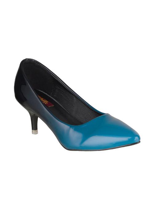 blue slip on pumps - 15655772 - Standard Image - 1