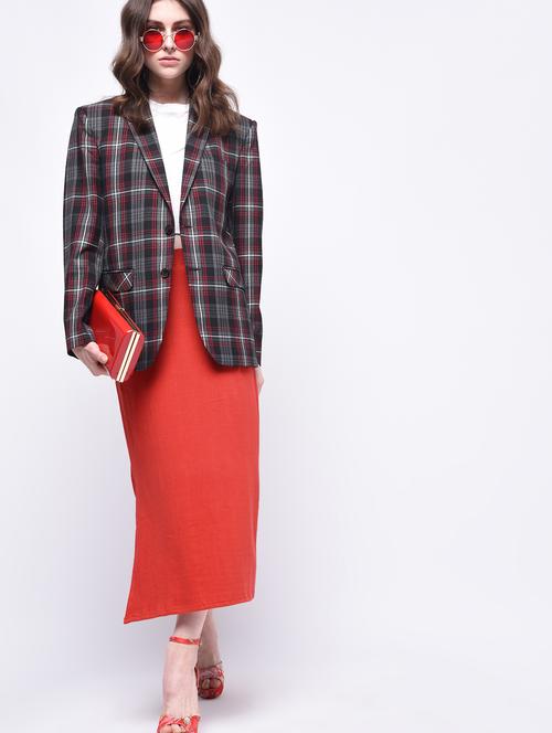 pocket detail straight skirt - 15748325 - Standard Image - 1