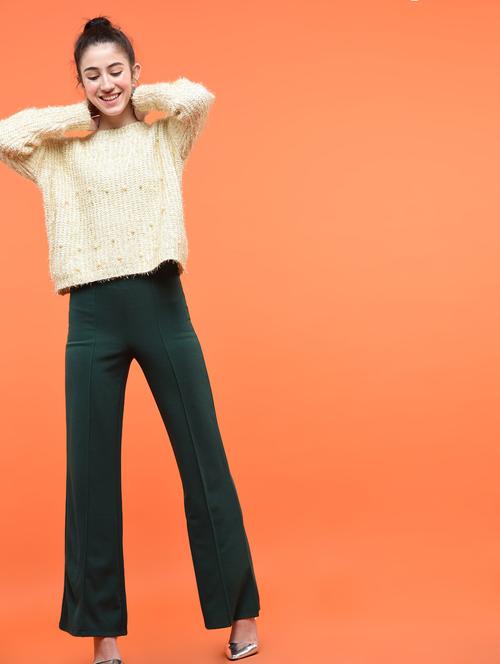 pearl embellished dropped shoulder pullover - 15801858 - Standard Image - 1