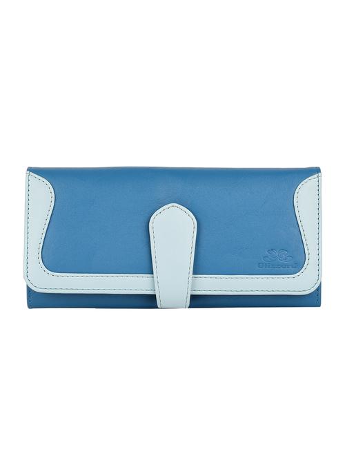 blue leatherette (pu wallet - 15843920 - Standard Image - 1