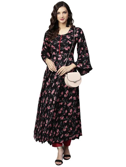 floral printed kurta pant set - 15889746 - Standard Image - 1