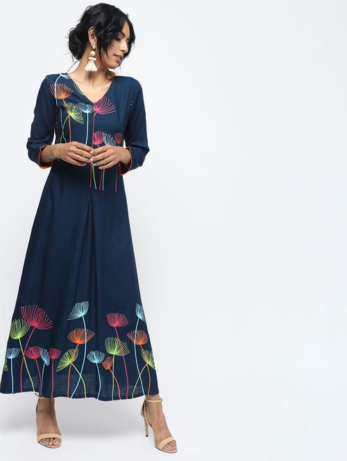 Printed a-line kurta - 15893355 - Very Small Image - 1