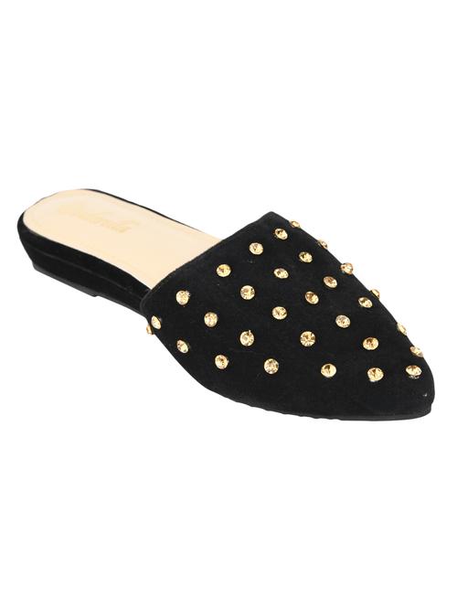 black slip on mules - 15908558 - Standard Image - 1