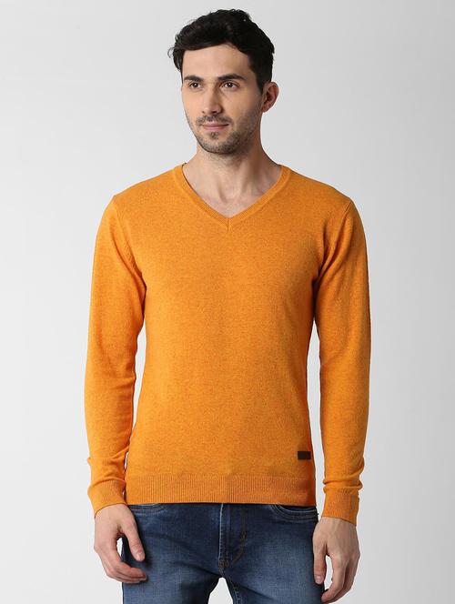yellow wool pullover - 15982752 - Standard Image - 1