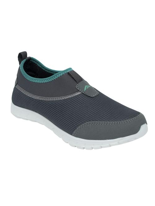 grey slip on sports shoes - 16099926 - Standard Image - 1