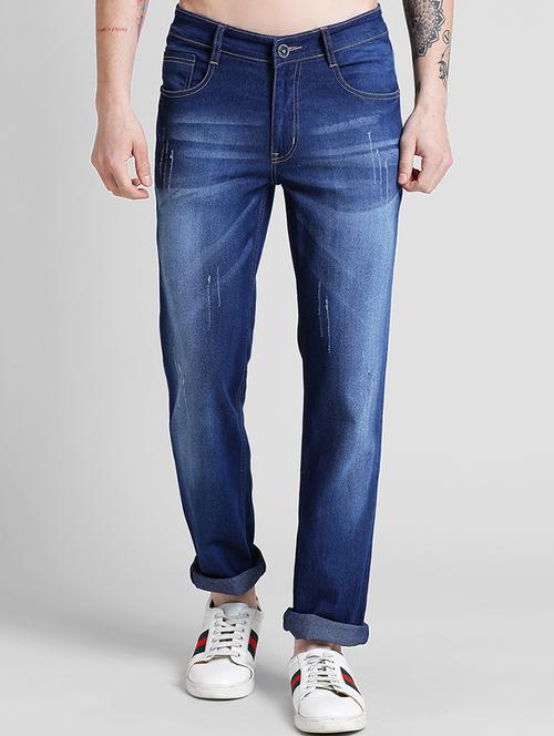 blue heavy washed jeans - 16132530 - Standard Image - 1