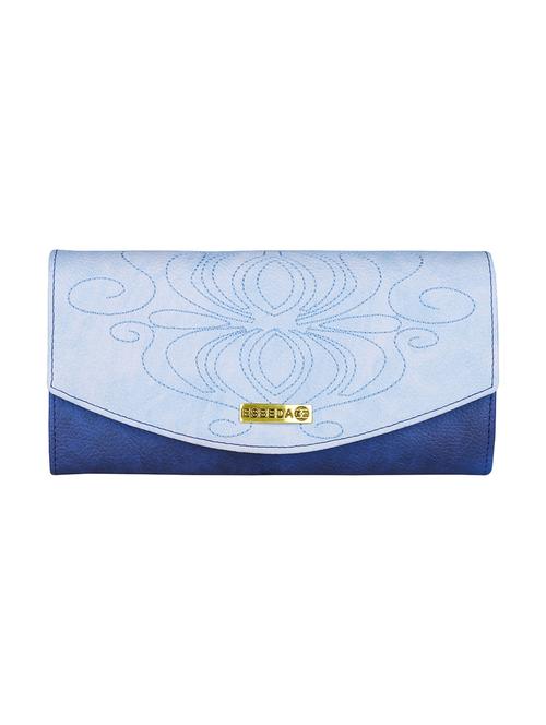 blue leatherette (pu wallet - 16168501 - Very Small Image - 1