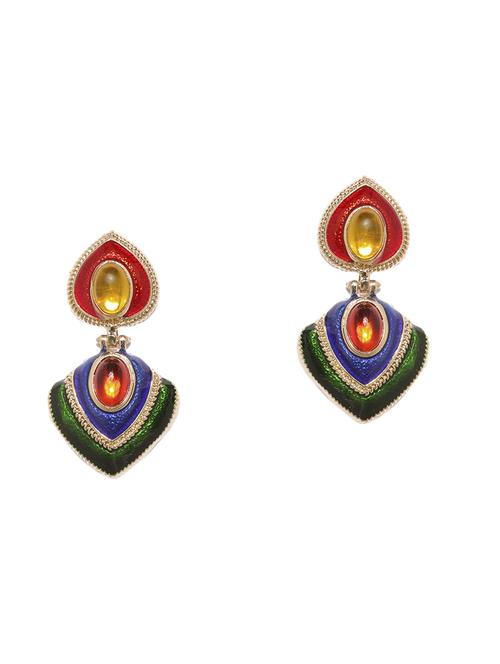 multi colored drop earring - 16232420 - Standard Image - 1