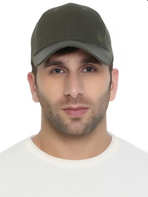 green cotton cap - 16301443 - Standard Image - 1