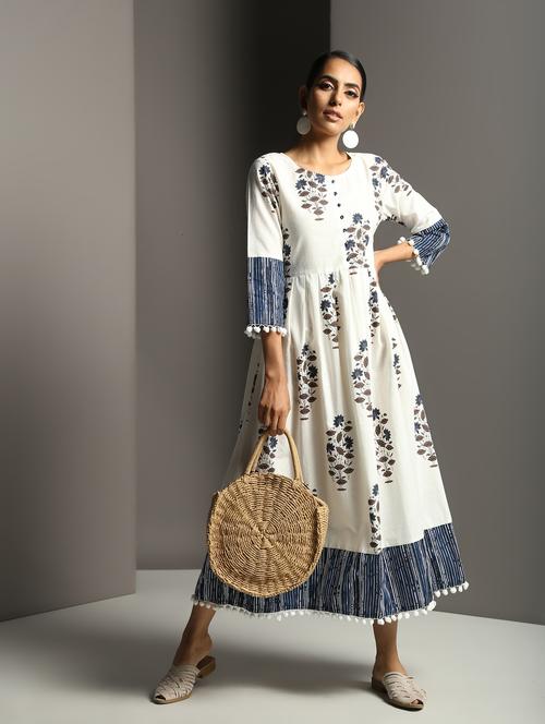 floral anarkali kurta - 16378858 - Standard Image - 1