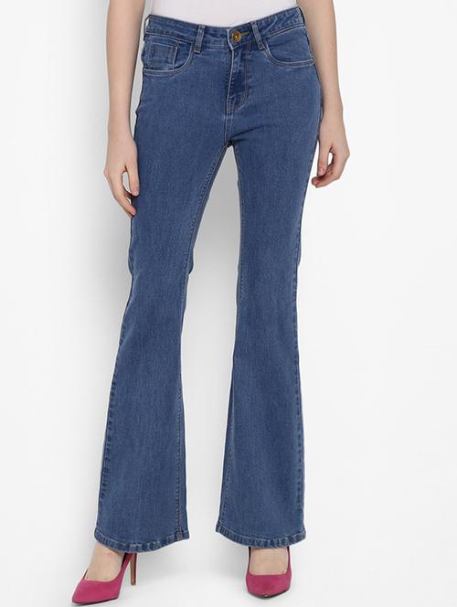 high rise boot cut jeans - 16387335 - Standard Image - 1