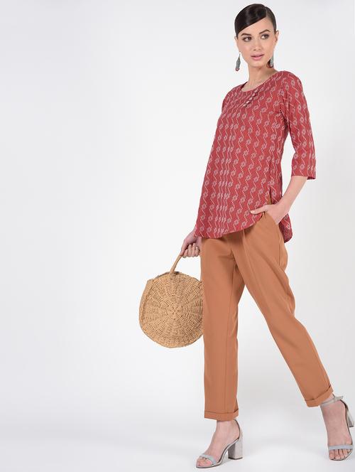 kaantha straight kurti - 16425366 - Standard Image - 1