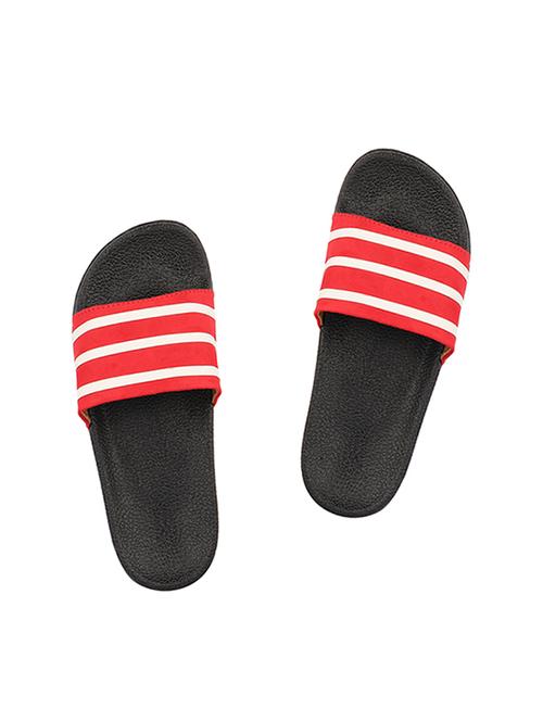 red slip on slides - 16432003 - Standard Image - 1