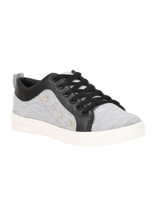 grey lace-up sneakers - 16435719 - Very Small Image - 1