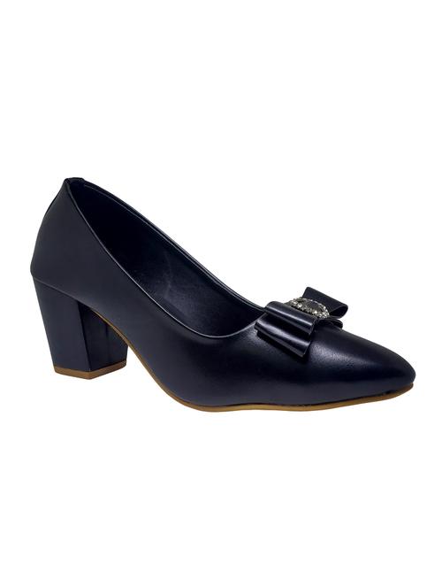 black slip on pumps - 16459415 - Standard Image - 1
