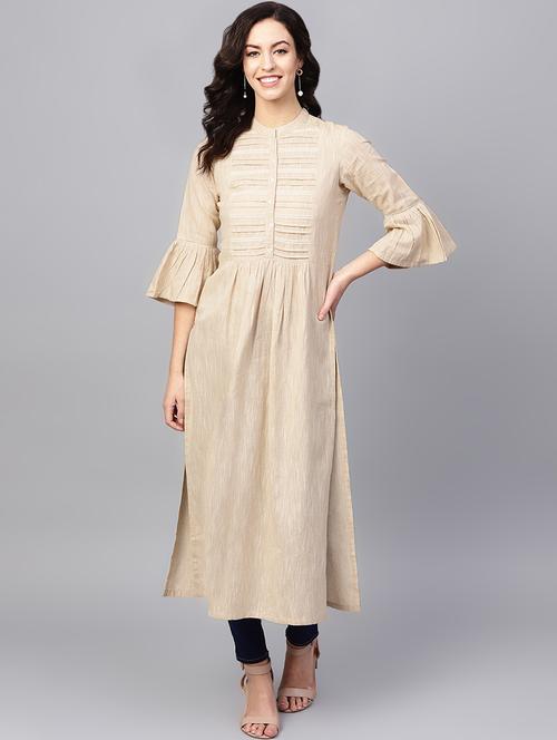 solid straight kurta - 16667090 - Standard Image - 1