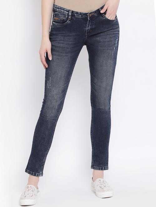 slim fit stone washed jeans - 16667267 - Standard Image - 1