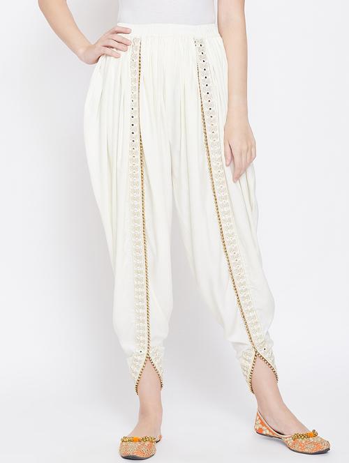 embroidered dhoti salwar - 16669560 - Standard Image - 1