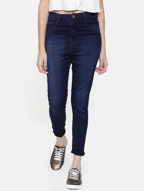 high rise turned up hem jean - 16740958 - Standard Image - 1