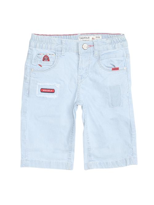 high rise distressed three fourth shorts - 16756392 - Standard Image - 1