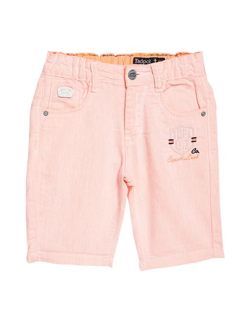 pocket detail stone wash three fourth shorts - 16756398 - Very Small Image - 1