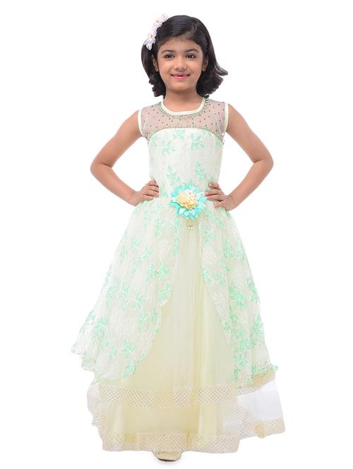 green net party gown - 16781492 - Very Small Image - 1