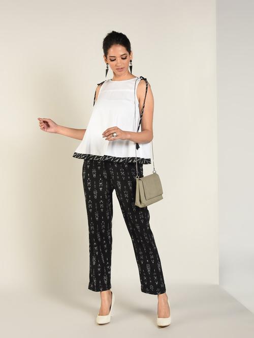 side tie up a-line top - 16798439 - Standard Image - 1
