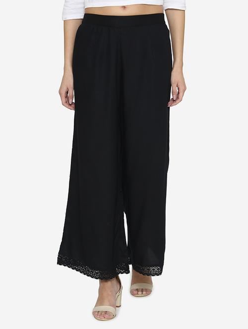 mid rise flared palazzo - 16870060 - Standard Image - 1