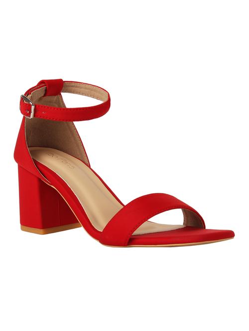 red closed back sandals - 16879627 - Very Small Image - 1