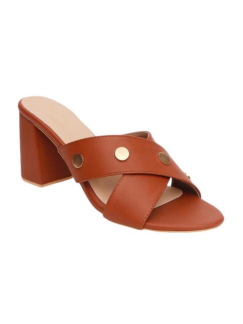 tan slip on sandals - 16879633 - Very Small Image - 1
