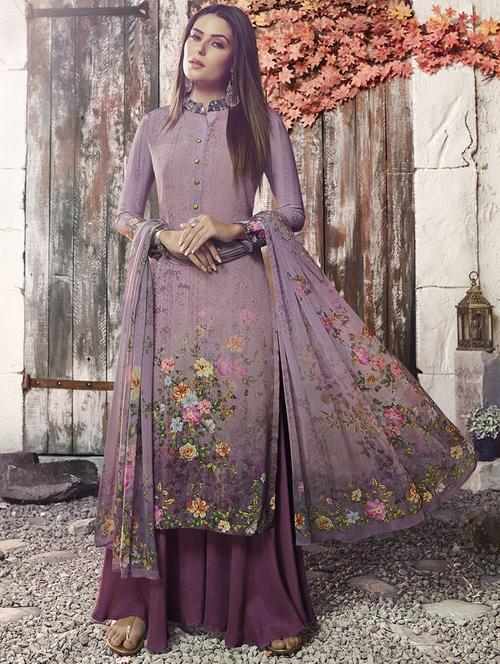 printed unstitched suit - 16888903 - Very Small Image - 1