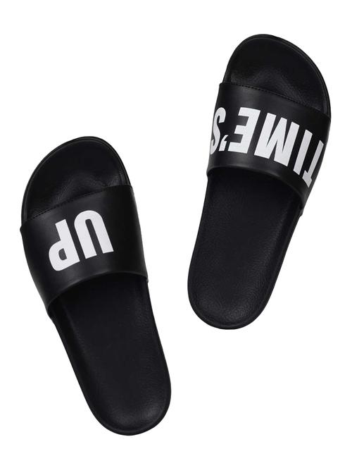 black slip on slides - 16911242 - Very Small Image - 1